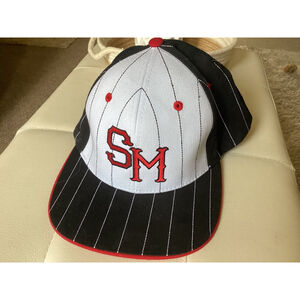Men’s Hat San Manuel Casino SM Baseball Cap Sz Large Excellent Condition White
